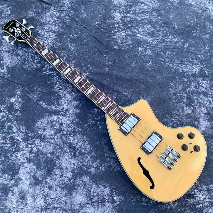 PANGO Music Electric Bass Guitar with F Hole (YMZ-145)