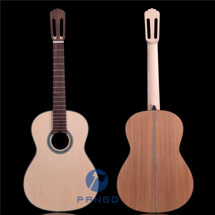 39 Inch Left Hand Solid Spruce Top DIY Classical Guitar Kit (PFA-931)