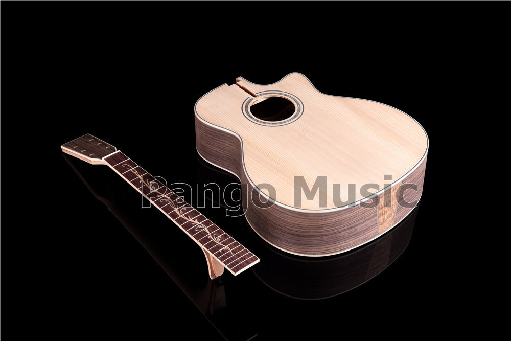 41 Inch Solid Spruce Top Right Hand DIY Acoustic Guitar Kit (PFA-968)