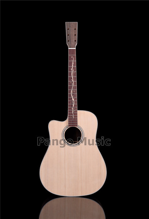 41 Inch Left Hand Solid Spruce Top DIY Acoustic Guitar Kit (PFA-939)