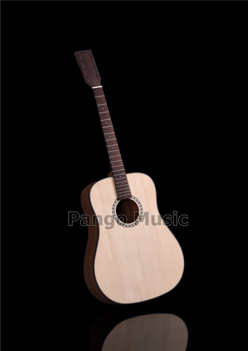 41 Inch Left Hand Solid Spruce Top DIY Acoustic Guitar Kit (PFA-938)