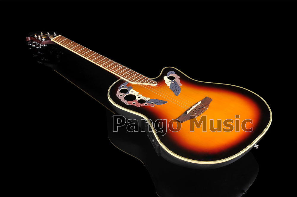41 Inch Round Back Acoustic Guitar with EQ (PNT-179)