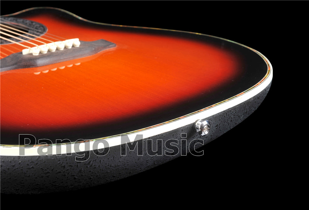 41 Inch Round Back Acoustic Guitar with EQ (PNT-177)