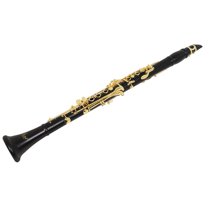 Bb Clarinet 17 Key Ebony Clarinets with Gold Key (SLADE-01)