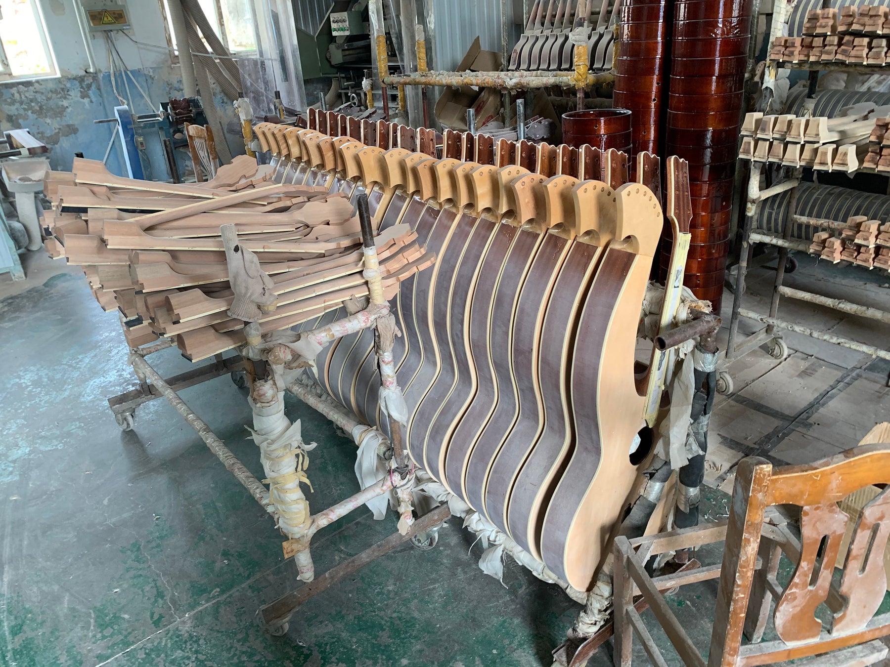 A Glimpse Inside: Crafting the Harp Guitar