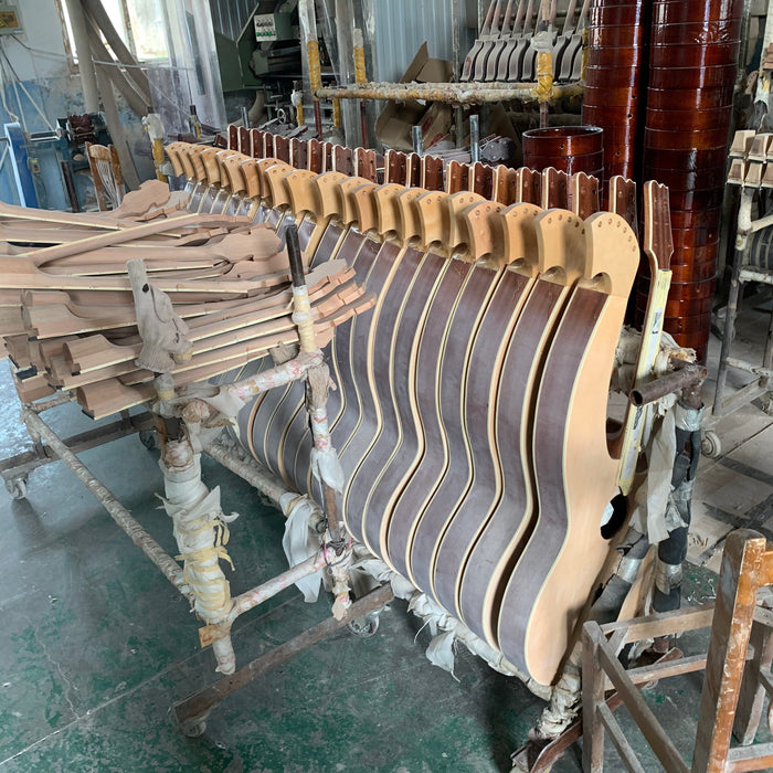 A Glimpse Inside: Crafting the Harp Guitar