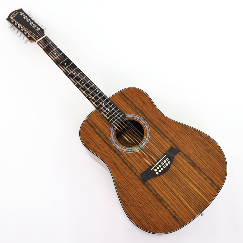 12-String All Walnut Body Glossy Finish Acoustic Guitar (BW-12WG)