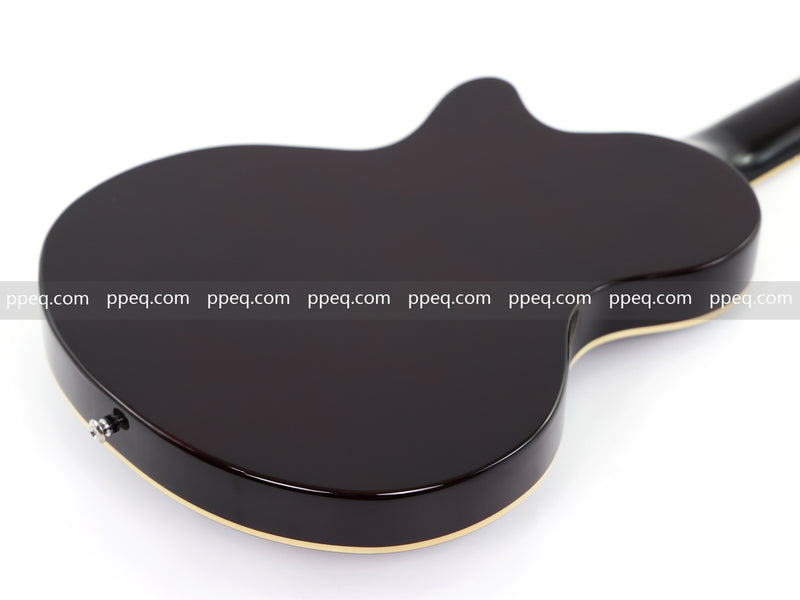 12-String Semi-Hollow Body Electric Guitar with Flamed Maple Top (YMZ-230)