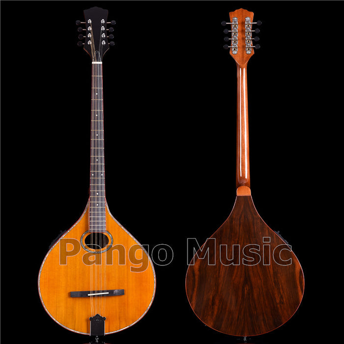 Solid Red Pine Top Irish Bouzouki with EQ (PBM-588)