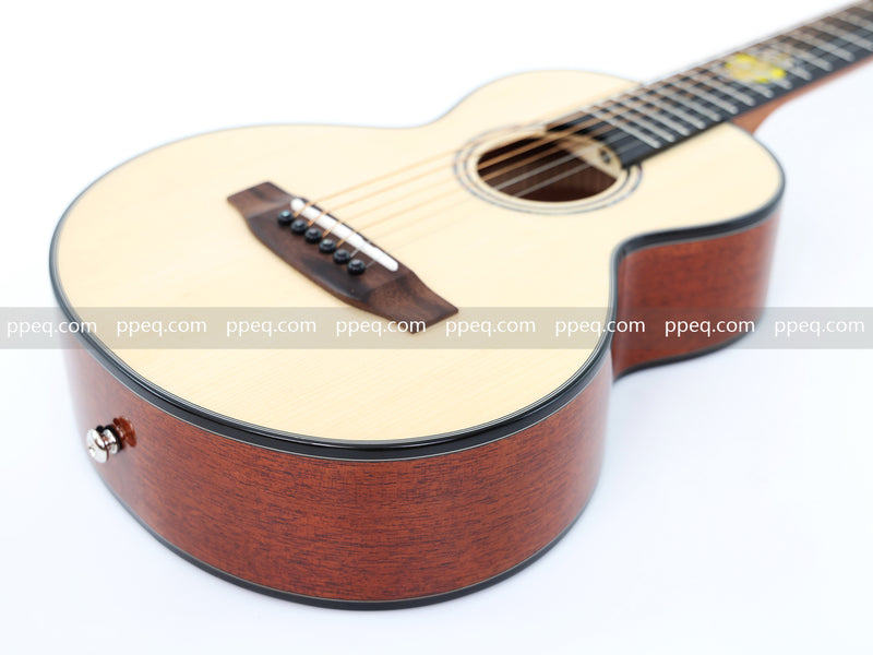 30-Inch Grade A Solid Spruce Top Acoustic Guitar with Glossy Finish (JY-30A)