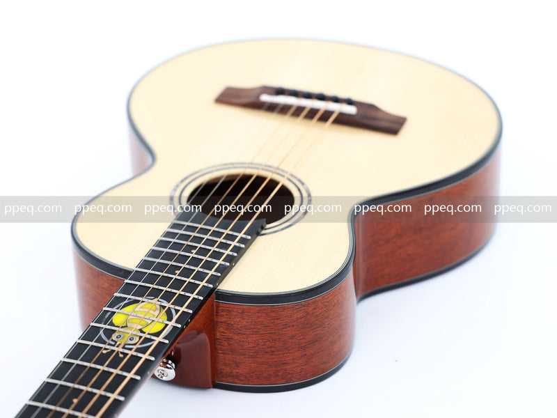 30-Inch Grade A Solid Spruce Top Acoustic Guitar with Glossy Finish (JY-30A)