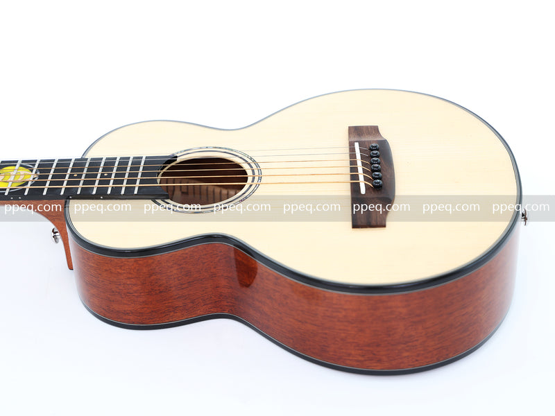 30-Inch Grade A Solid Spruce Top Acoustic Guitar with Glossy Finish (JY-30A)
