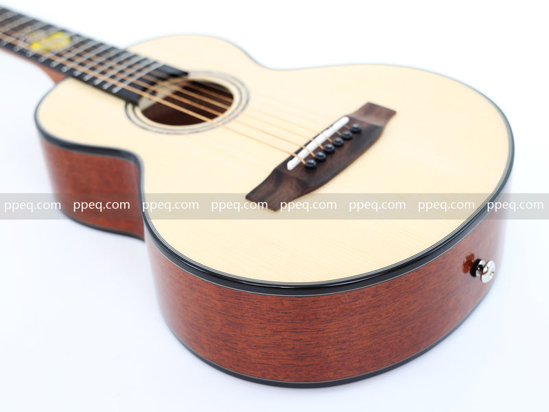 30-Inch Grade A Solid Spruce Top Acoustic Guitar with Glossy Finish (JY-30A)