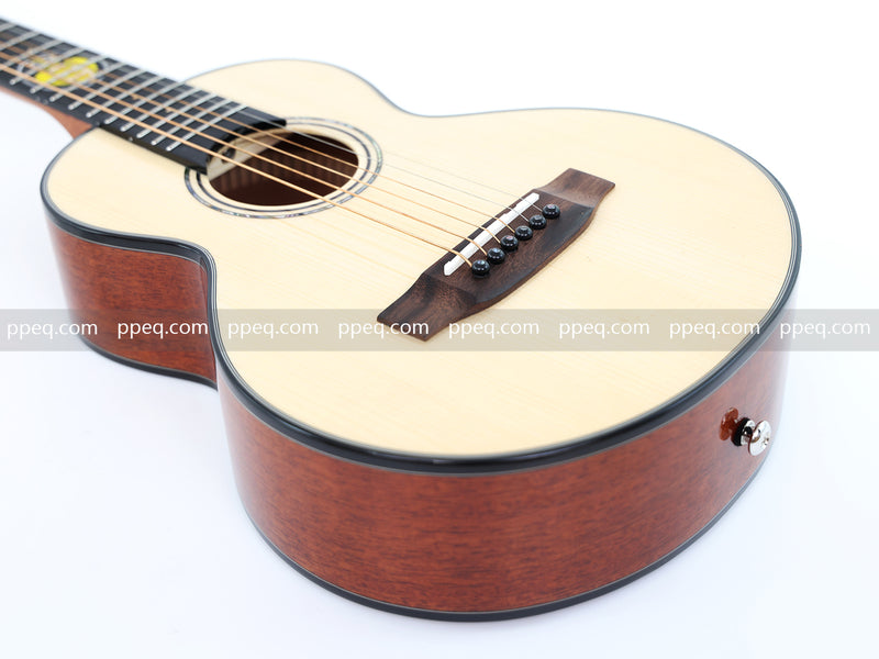 30-Inch Grade A Solid Spruce Top Acoustic Guitar with Glossy Finish (JY-30A)