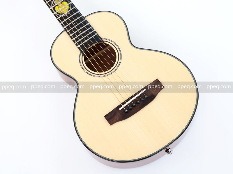 30-Inch Grade A Solid Spruce Top Acoustic Guitar with Glossy Finish (JY-30A)