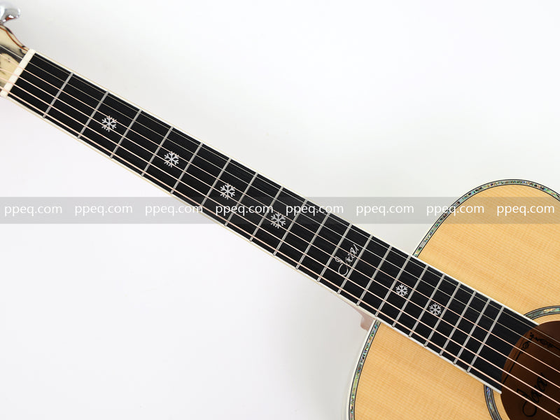 36-Inch Solid Spruce & Canarywood Acoustic Guitar with Gloss Finish (YM-MN4)