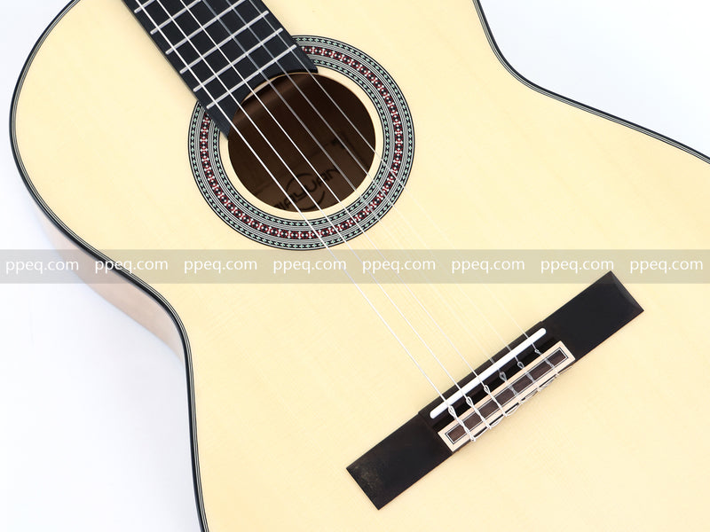 39-Inch Grade A Spruce Top Classical Guitar with Glossy Finish (JY-399)