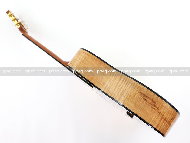 39-Inch Grade A Spruce Top Classical Guitar with Glossy Finish (JY-399)