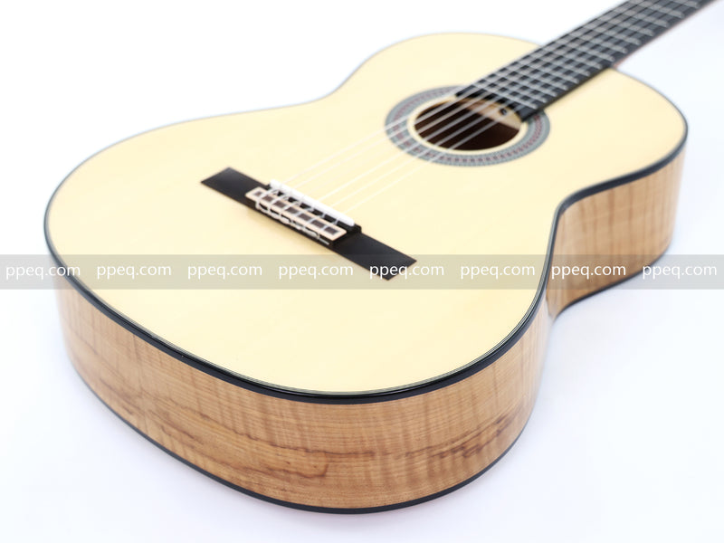 39-Inch Grade A Spruce Top Classical Guitar with Glossy Finish (JY-399)