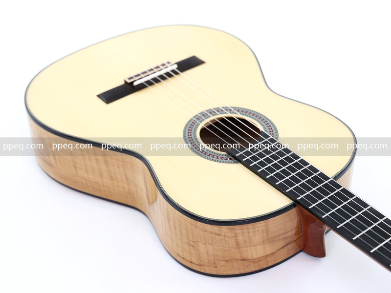 39-Inch Grade A Spruce Top Classical Guitar with Glossy Finish (JY-399)