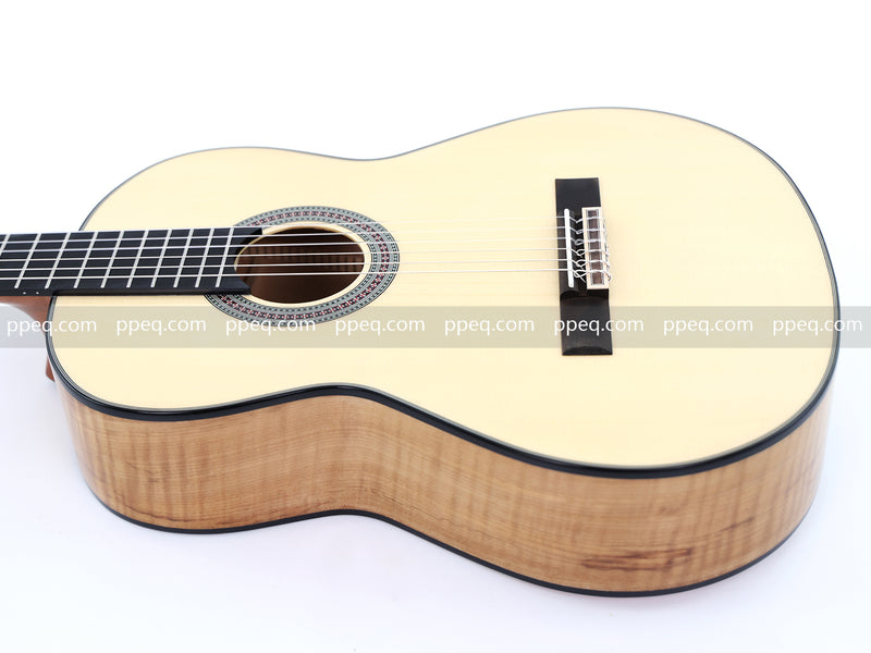 39-Inch Grade A Spruce Top Classical Guitar with Glossy Finish (JY-399)