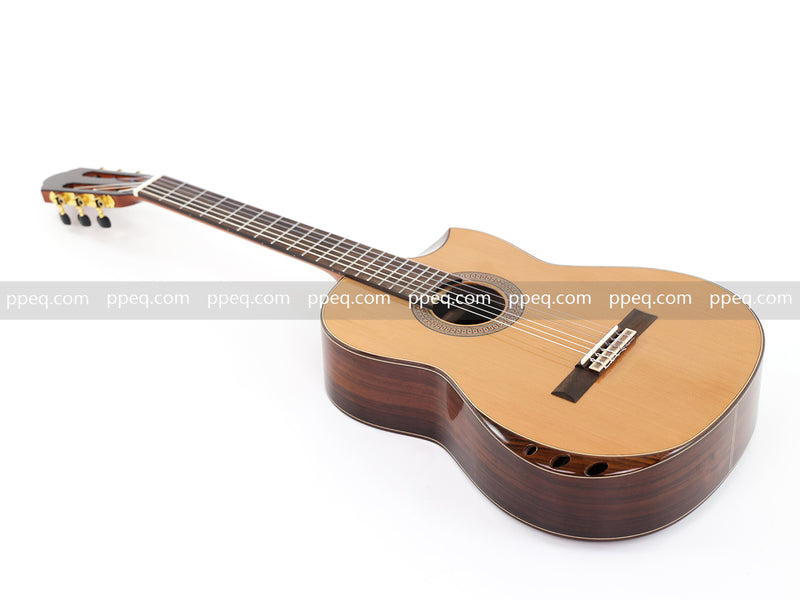 39-Inch Full Solid Wood Classical Guitar with Gloss Finish (J-399SSK)