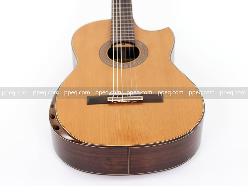 39-Inch Full Solid Wood Classical Guitar with Gloss Finish (J-399SSK)