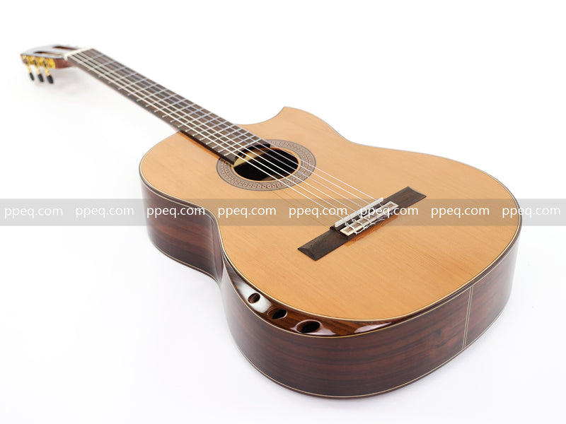 39-Inch Full Solid Wood Classical Guitar with Gloss Finish (J-399SSK)