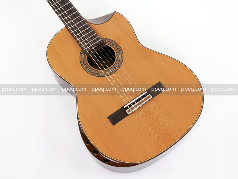 39-Inch Full Solid Wood Classical Guitar with Gloss Finish (J-399SSK)
