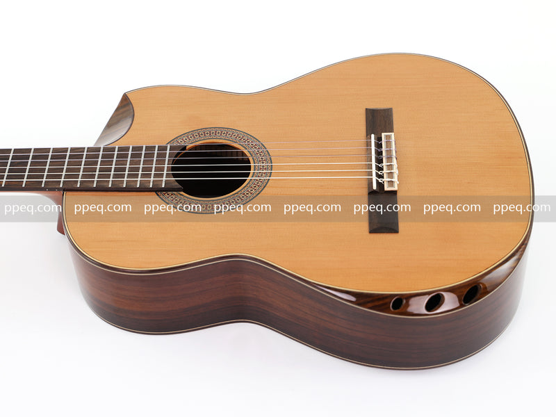 39-Inch Full Solid Wood Classical Guitar with Gloss Finish (J-399SSK)
