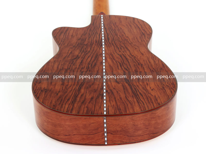 39 Inch Full Size Cutaway Nylon String Classical Guitar with Gloss Finish (TY-013)