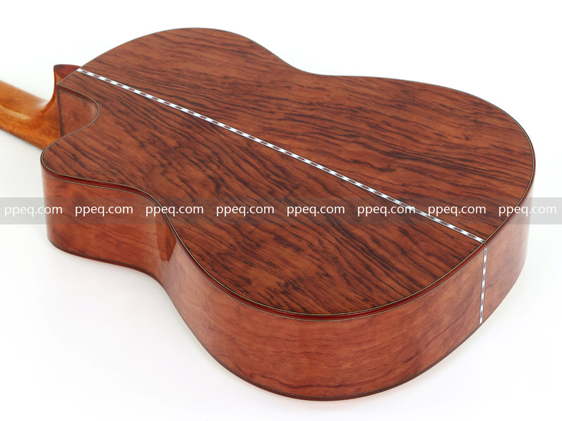 39 Inch Full Size Cutaway Nylon String Classical Guitar with Gloss Finish (TY-013)