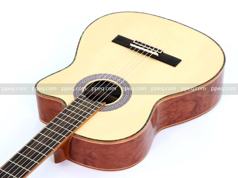 39 Inch Full Size Cutaway Nylon String Classical Guitar with Gloss Finish (TY-014)