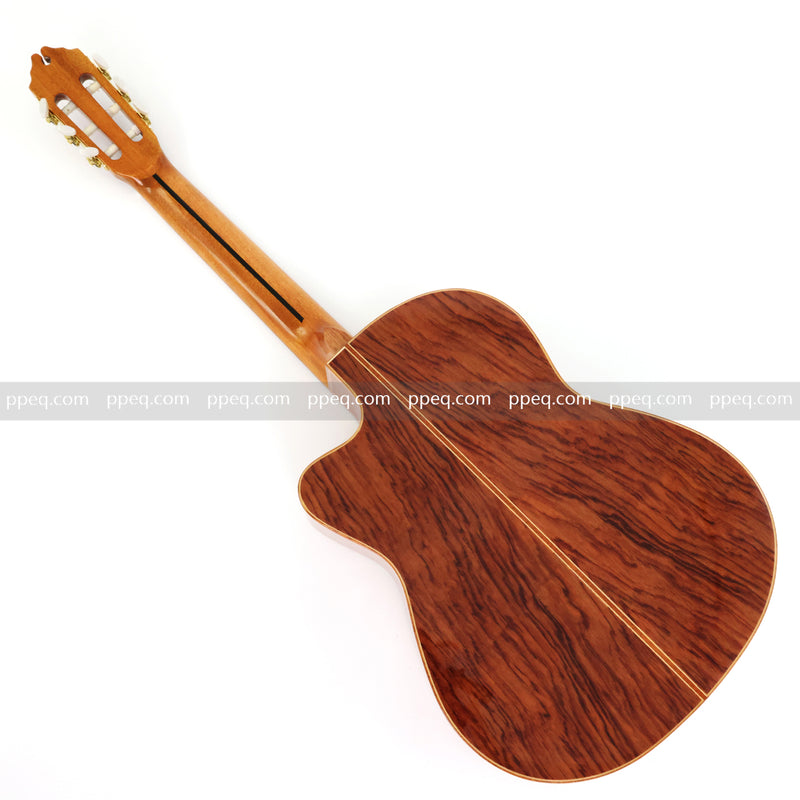 39 Inch Full Size Cutaway Nylon String Classical Guitar with Gloss Finish (TY-014)