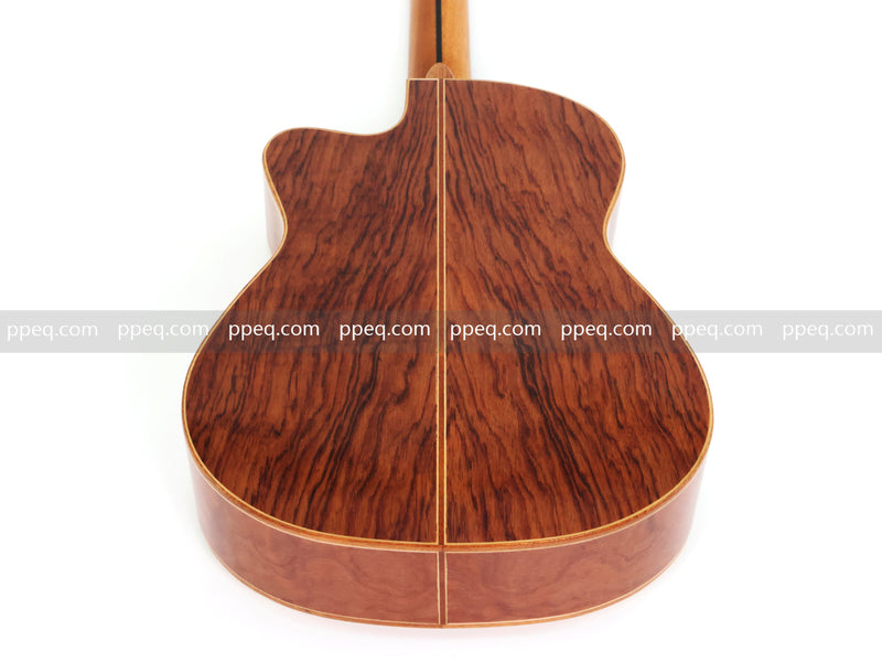 39 Inch Full Size Cutaway Nylon String Classical Guitar with Gloss Finish (TY-014)