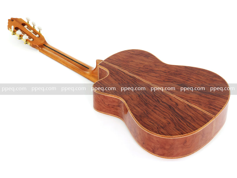 39 Inch Full Size Cutaway Nylon String Classical Guitar with Gloss Finish (TY-014)