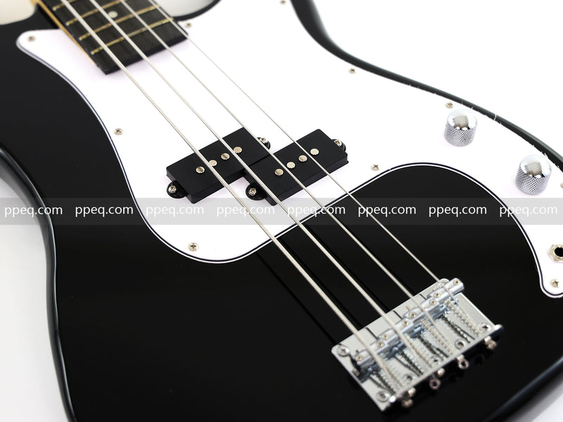4-String PB-Style Electric Bass Guitar with Black Glossy Finish (YMZ-272)