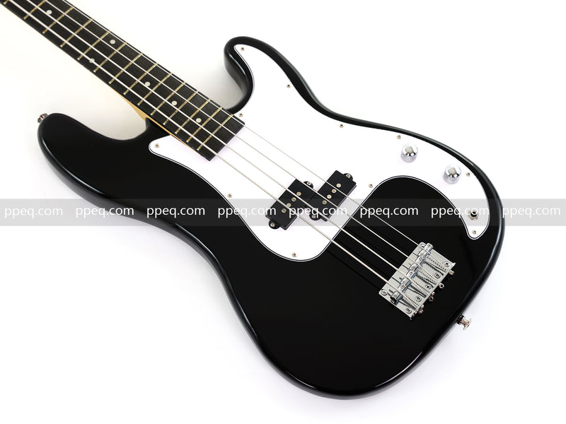 4-String PB-Style Electric Bass Guitar with Black Glossy Finish (YMZ-272)