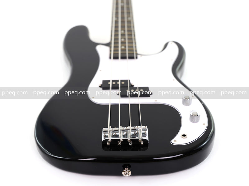 4-String PB-Style Electric Bass Guitar with Black Glossy Finish (YMZ-272)