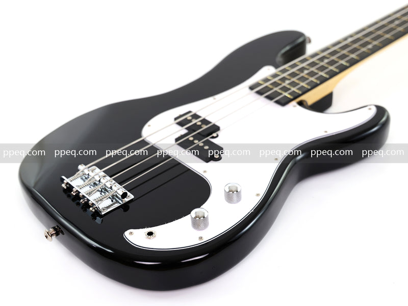 4-String PB-Style Electric Bass Guitar with Black Glossy Finish (YMZ-272)