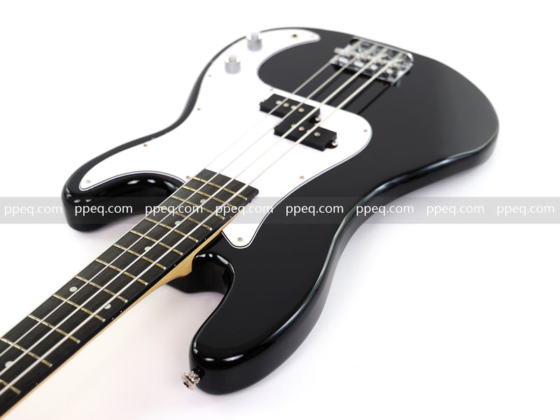 4-String PB-Style Electric Bass Guitar with Black Glossy Finish (YMZ-272)