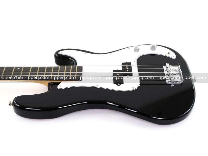 4-String PB-Style Electric Bass Guitar with Black Glossy Finish (YMZ-272)