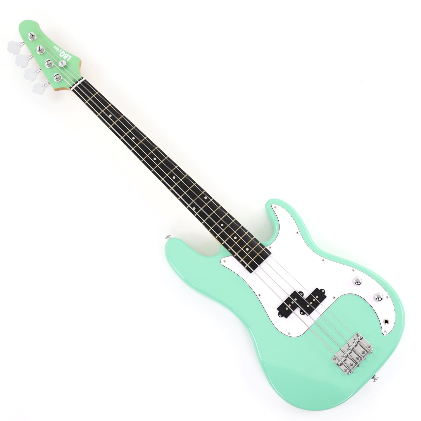 4-String PB-Style Electric Bass Guitar with Mint Green Glossy Finish (YMZ-271)