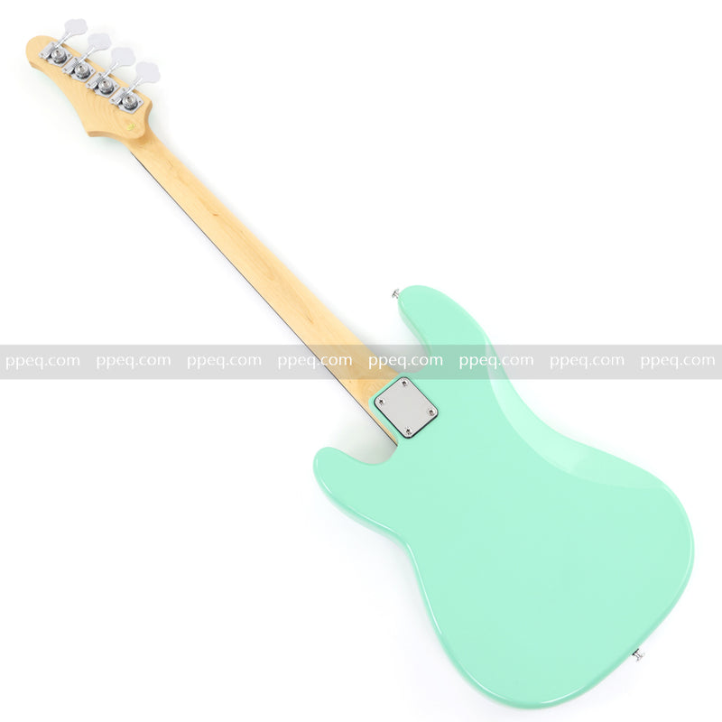 4-String PB-Style Electric Bass Guitar with Mint Green Glossy Finish (YMZ-271)