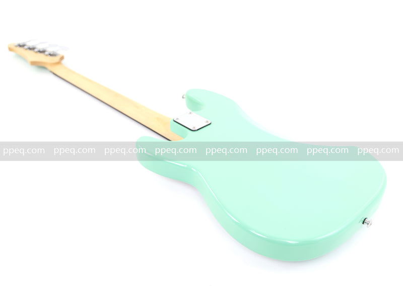 4-String PB-Style Electric Bass Guitar with Mint Green Glossy Finish (YMZ-271)