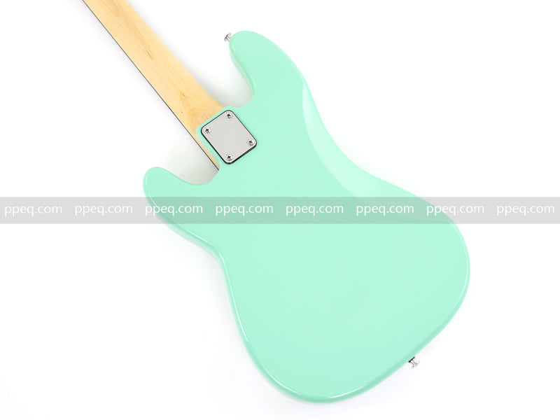 4-String PB-Style Electric Bass Guitar with Mint Green Glossy Finish (YMZ-271)