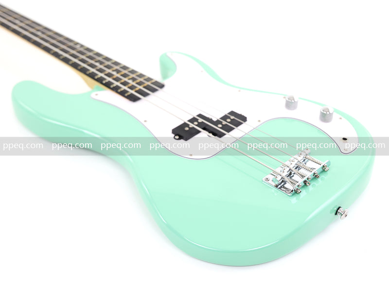 4-String PB-Style Electric Bass Guitar with Mint Green Glossy Finish (YMZ-271)
