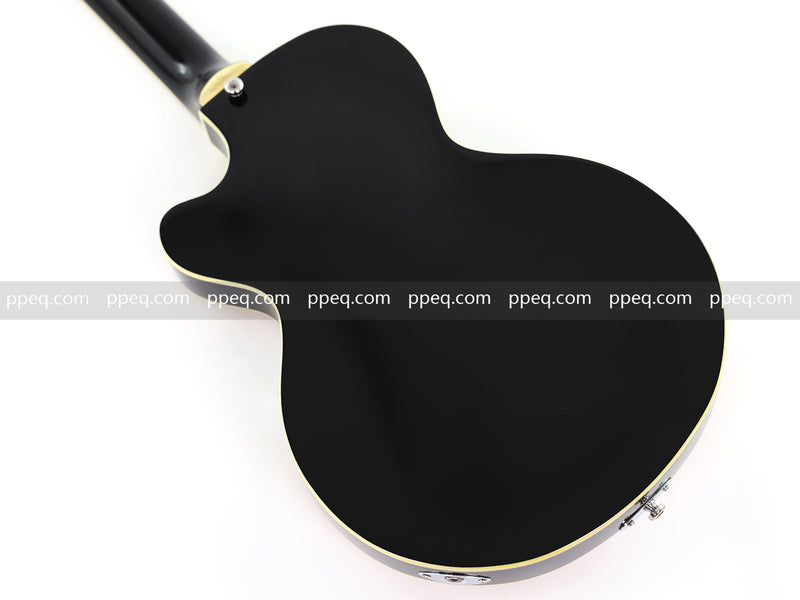 4-String Semi-Hollow Body Electric Bass Guitar with Birdseye Maple Veneer Top (HY-2506)