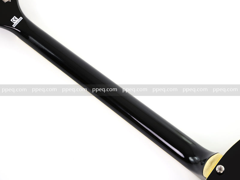 4-String Semi-Hollow Body Electric Bass Guitar with Birdseye Maple Veneer Top (HY-2506)