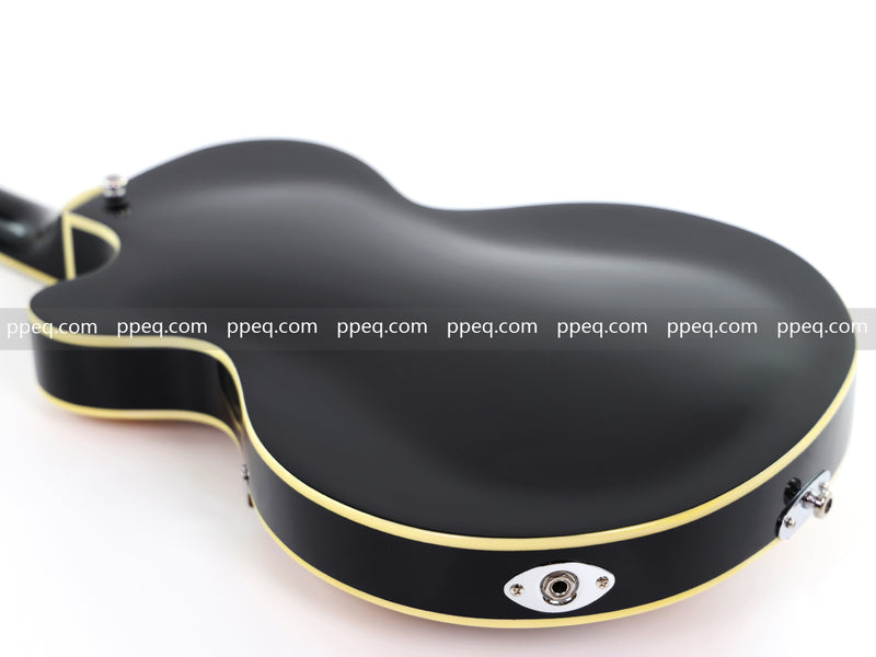 4-String Semi-Hollow Body Electric Bass Guitar with Birdseye Maple Veneer Top (HY-2506)